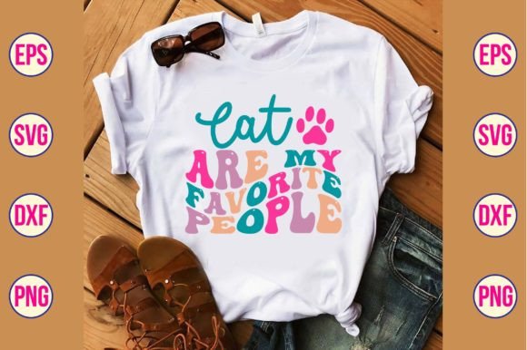 Cat Are My Favorite People Retro Svg Review