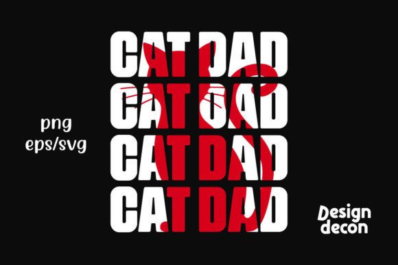 Cat Dad Father's Day T-shirt Svg Review