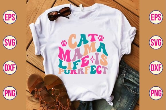 Cat Mama Life is Purrfect Retro Svg Review