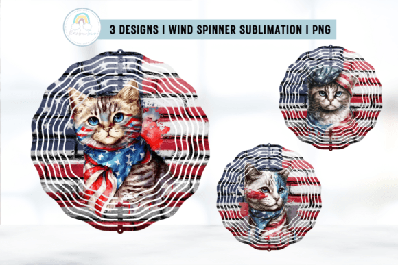 Cat Patriotic Wind Spinner Sublimation Review