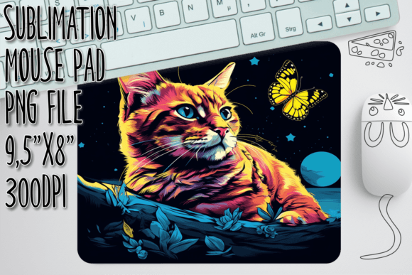 Charming Cartoon Cat Mouse Pad Decor Review