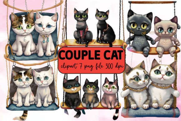 Couple Cat Clipart Bundle Review