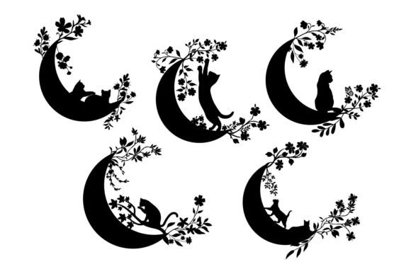 Cute Cat Flower Moon Wildflower Embroidery Design Review