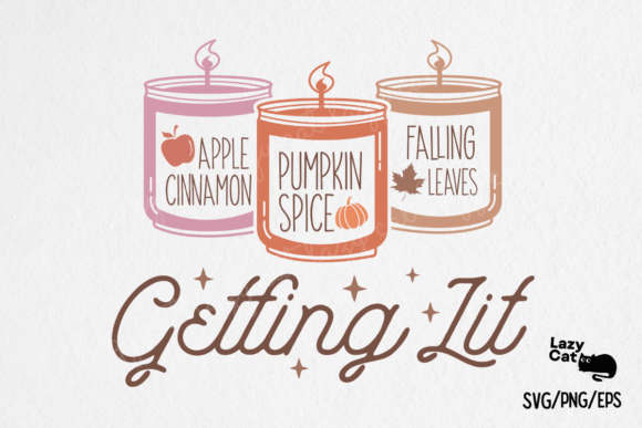 Fall Getting Lit SVG PNG Review