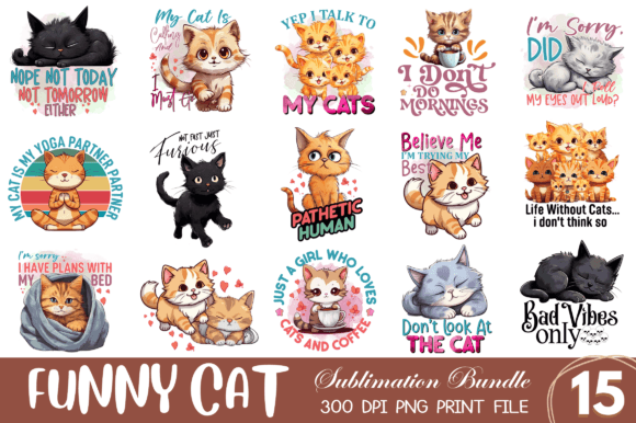 Funny Cat Sublimation Bundle Review