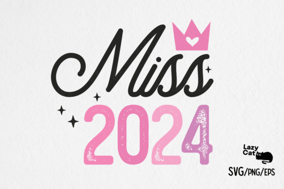 Pink New Year SVG Miss 2024 Review