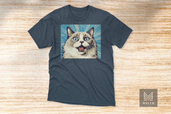 Pop Art Birman Cat T-shirt Design Review
