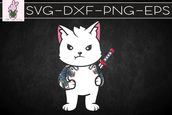 Samurai Cat Katana Ninja Yakuza Tattoo Embroidery Review