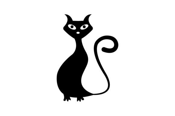 Silhouette of a Black Cat Embroidery Design Review