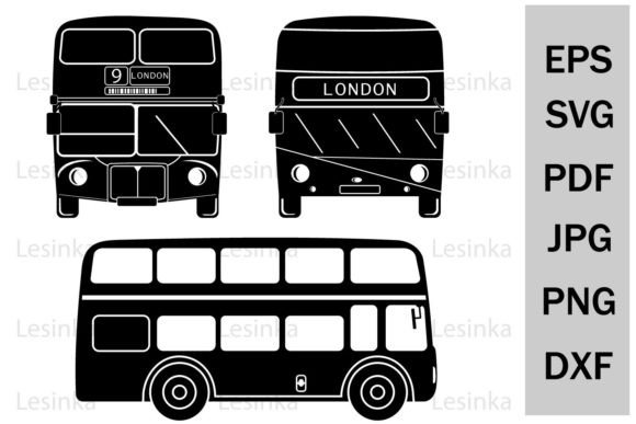 SVG London Tourist Bus Monogram Review for Embroidery Projects
